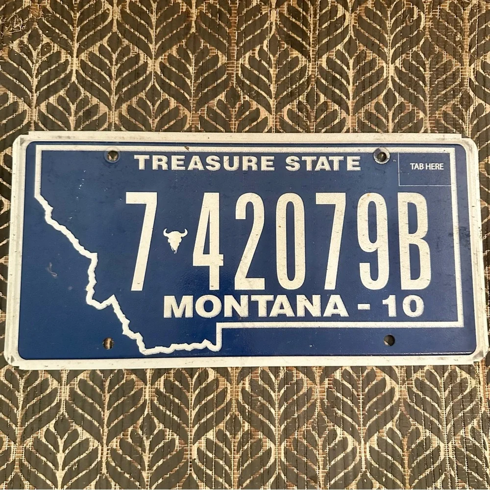 Montana Treasure State License Plate
